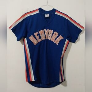Majestic Vtg. Ny Mets Batting Jersey Mesh Size Medium